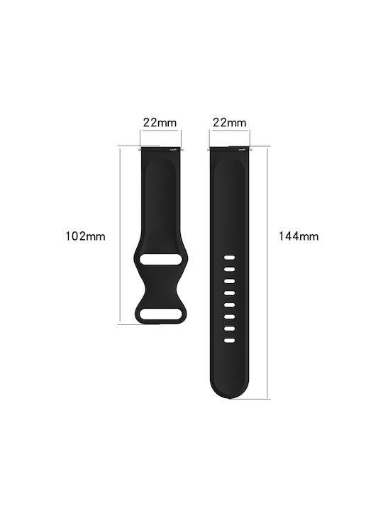 Silicone Strap Turquoise (Universal 22mm)