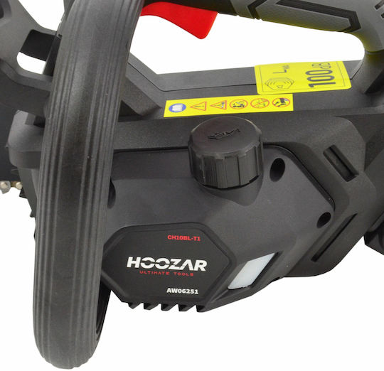 Hoozar CH10BL-T1 Αλυσοπρίονο Μπαταρίας 1x5Ah Brushless 18V με Λάμα 25.4cm