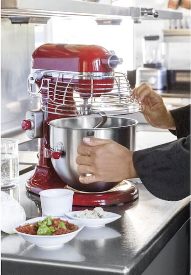 Kitchenaid Professional Κουζινομηχανή 325W με Ανοξείδωτο Κάδο 6.9lt Empire Red