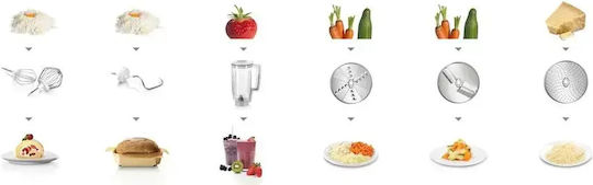 Bosch Stand Mixer 1000W with Stainless Bowl 3.9lt