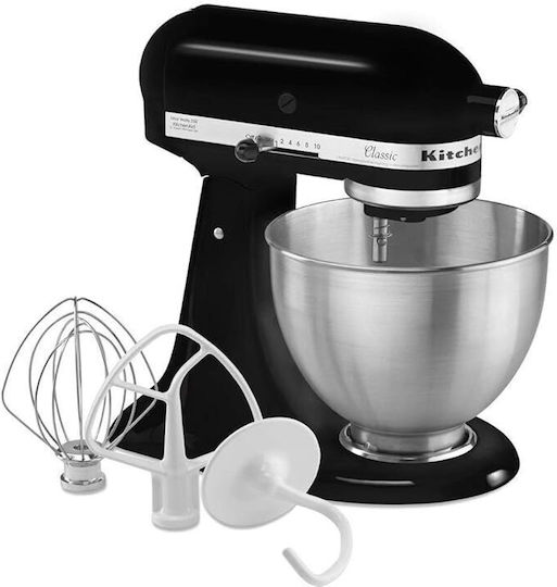Kitchenaid Κουζινομηχανή 275W με Ανοξείδωτο Κάδο 4.3lt Μαύρη