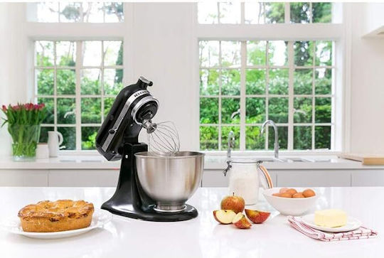 Kitchenaid Κουζινομηχανή 275W με Ανοξείδωτο Κάδο 4.3lt Μαύρη