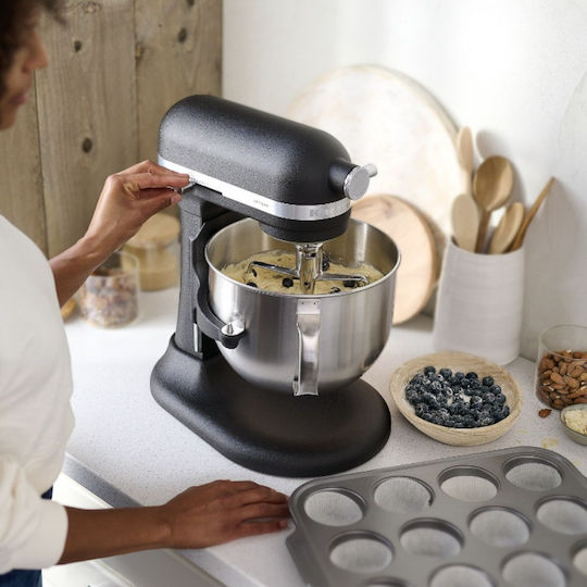 Kitchenaid Kitchenaid Stand Mixer 375W with Stainless Bowl 6.6L Cast Iron Black