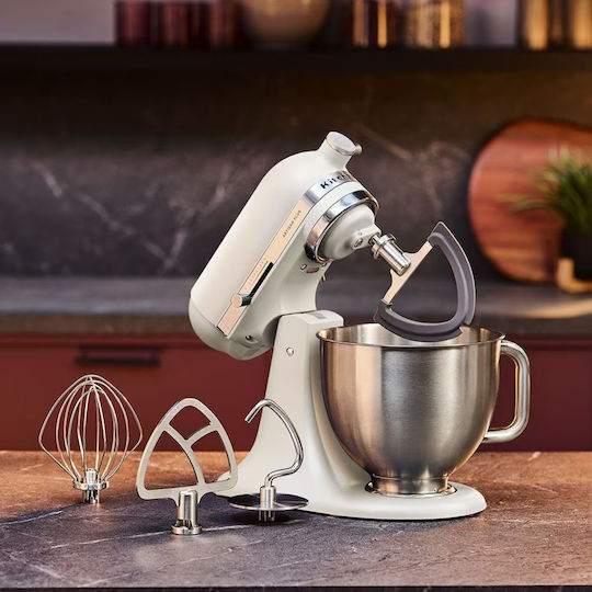 Kitchenaid Artisan Stand Mixer 325W with Stainless Bowl 4.7L White
