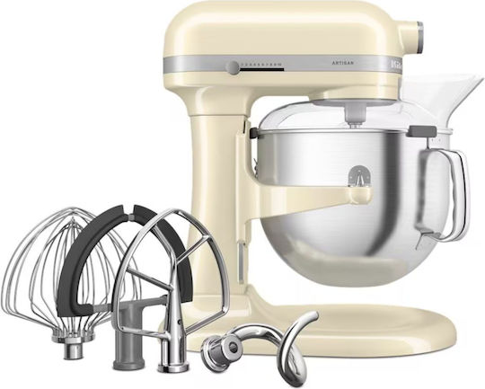 Kitchenaid Artisan Kitchen Machine 375W with Stainless Bowl 6.6L White