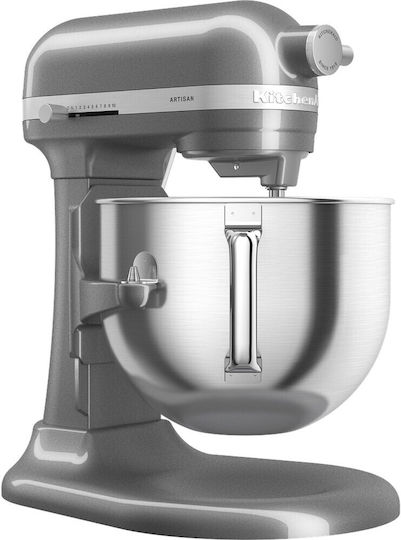 Kitchenaid Κουζινομηχανή 375W με Ανοξείδωτο Κάδο 6.6lt Γκρι