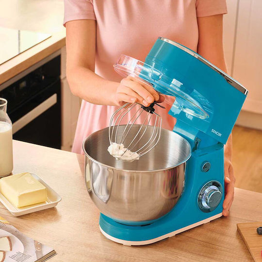 Sencor Küchenmaschine 1300W mit Rostfreiem Schüssel 5,5lt