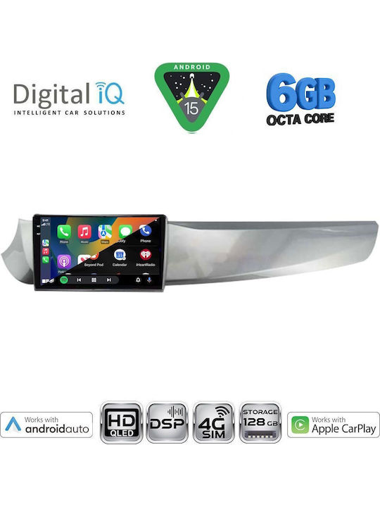 Digital IQ Car Audio System for Alfa Romeo Giulietta 2010-2014 Bluetooth USB WiFi GPS Apple CarPlay Android Auto with 9" Touch Screen