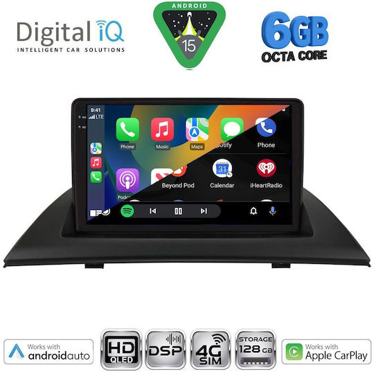 Digital IQ Auto-Audiosystem Für BMW X3 (E83) 2003-2010 Mit Touchscreen 9"