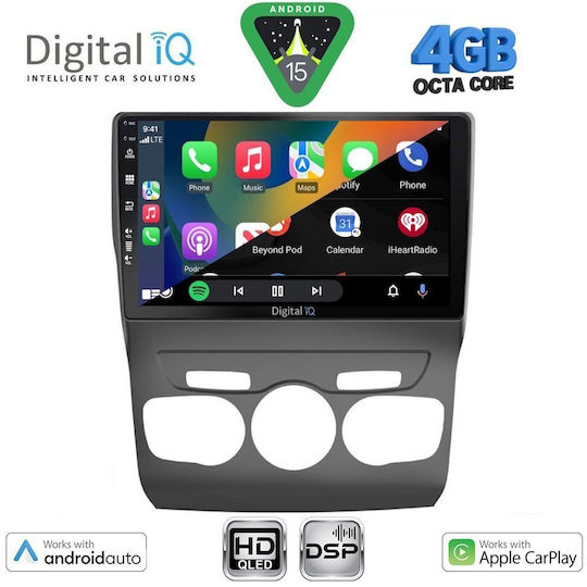 Digital IQ Car Audio System for Citroen C4 / DS4 2011-2018 Bluetooth USB WiFi GPS Apple CarPlay Android Auto with 10" Touch Screen