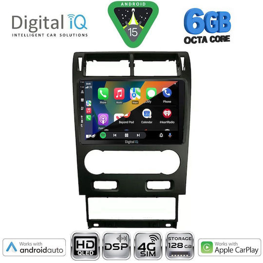 Digital IQ Car Audio System for Ford Mondeo 2003-2006 Bluetooth USB WiFi GPS Apple CarPlay Android Auto with 9" Touch Screen