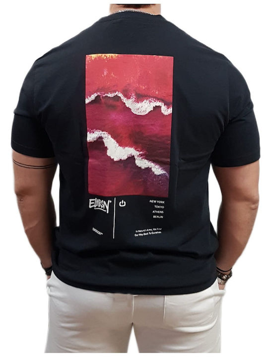 T-shirt Navy Μπλε