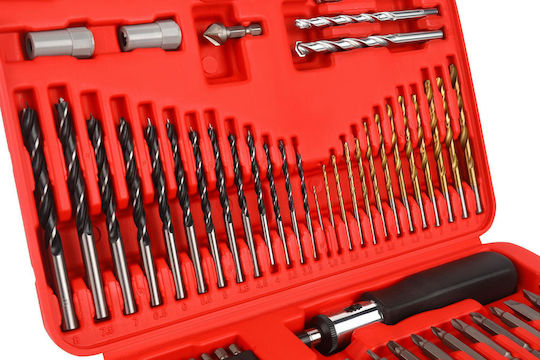 Kraft & Dele Set 109 Burghie Din Carbură De Titan Cu Cap De Foraj Hexagonal Pentru Lemn, Metal Și Materiale De Construcție