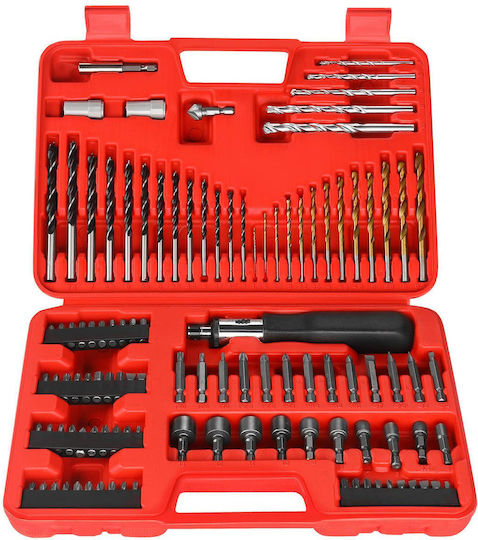 Kraft & Dele Set 109 Burghie Din Carbură De Titan Cu Cap De Foraj Hexagonal Pentru Lemn, Metal Și Materiale De Construcție