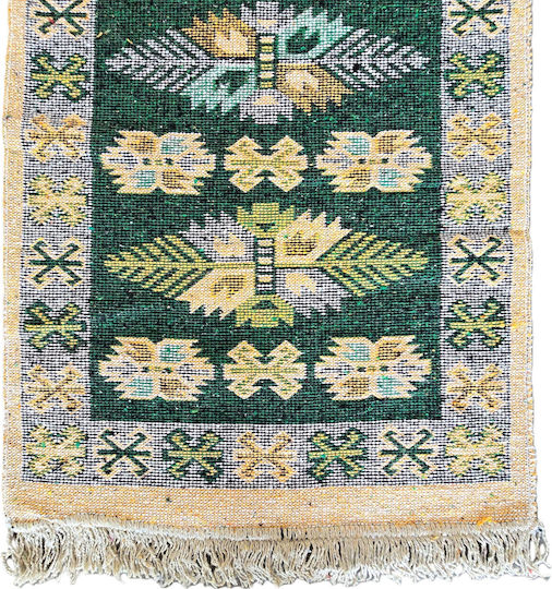 Kotonia Home Wohnzimmer Teppich Grün 60x150cm