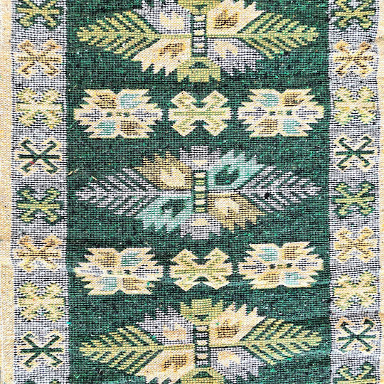 Kotonia Home Wohnzimmer Teppich Grün 60x150cm