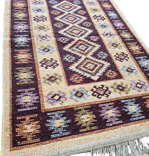 Kotonia Home Wohnzimmer Teppich Rechteckig Braune 60x90cm