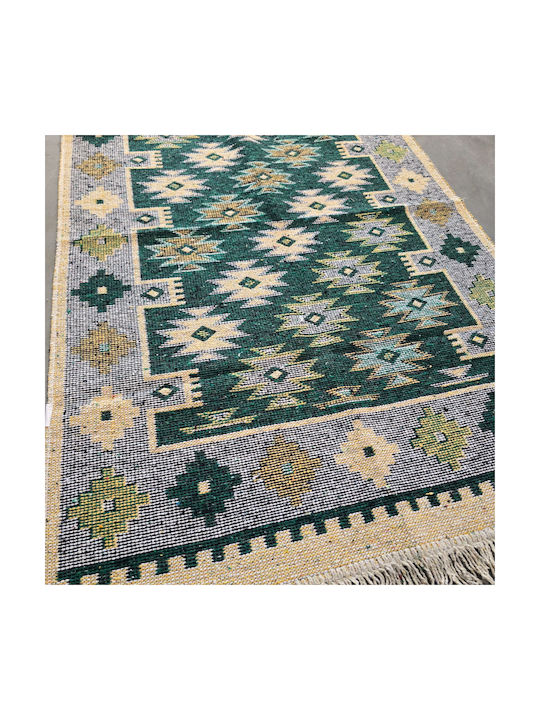 Kotonia Home Wohnzimmer Teppich Rechteckig Grüner 60x90cm