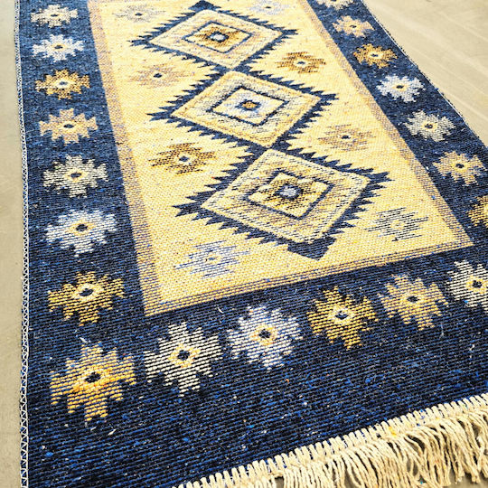 Kotonia Home Χαλί Ορθογώνιο Μπλε 60x90cm