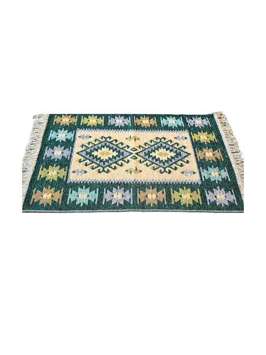 Kotonia Home Wohnzimmer Teppich Rechteckig Grüner 60x90cm