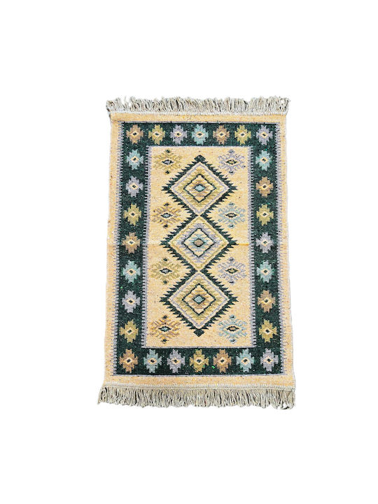 Kotonia Home Wohnzimmer Teppich Flur Grün 60x150cm