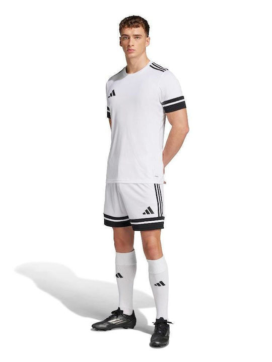 Squadra 25 Sports Men's White Shorts