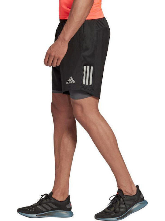 adidas Own the Run Athletic Men's Shorts Black