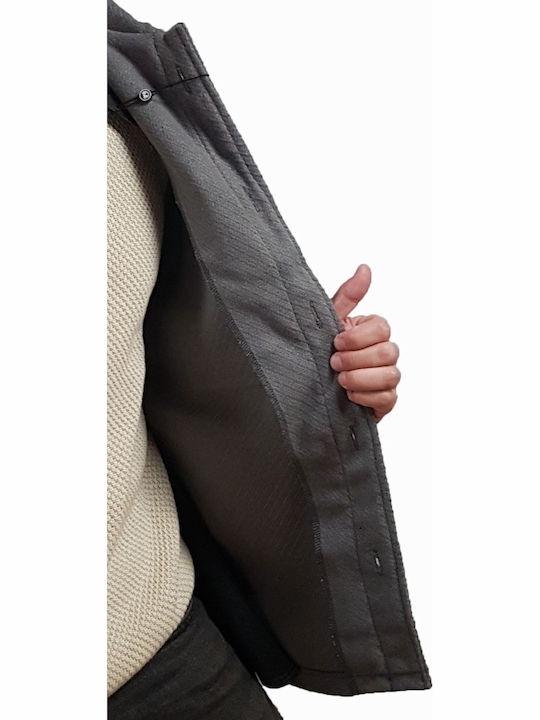 Μακρυμάνικo Overshirt Γκρι