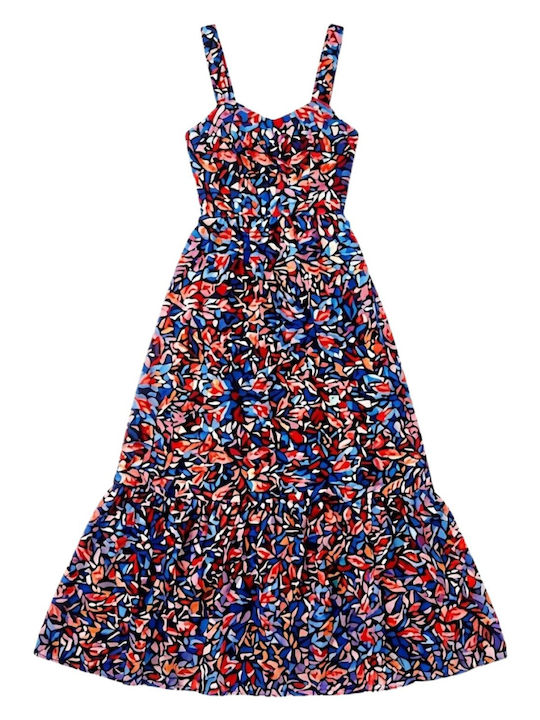Naf Naf Rochie Maxi Floral Cu Model Azura Pentru Femei Xxs