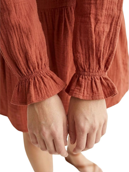 Women's Dress Naf Naf Cotony Straight Loose Cotton S