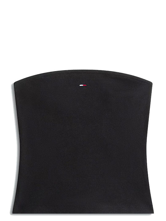 Women's Cotton Black Crop Top