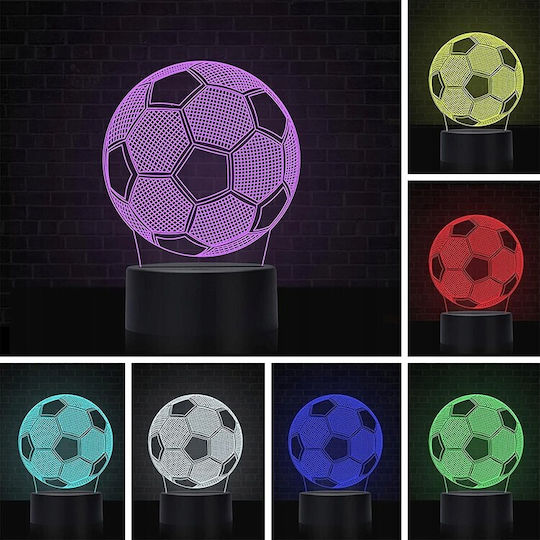 Lămpi Decorative Pentru Masă LED RGB Iluzie 3D 3x3cm