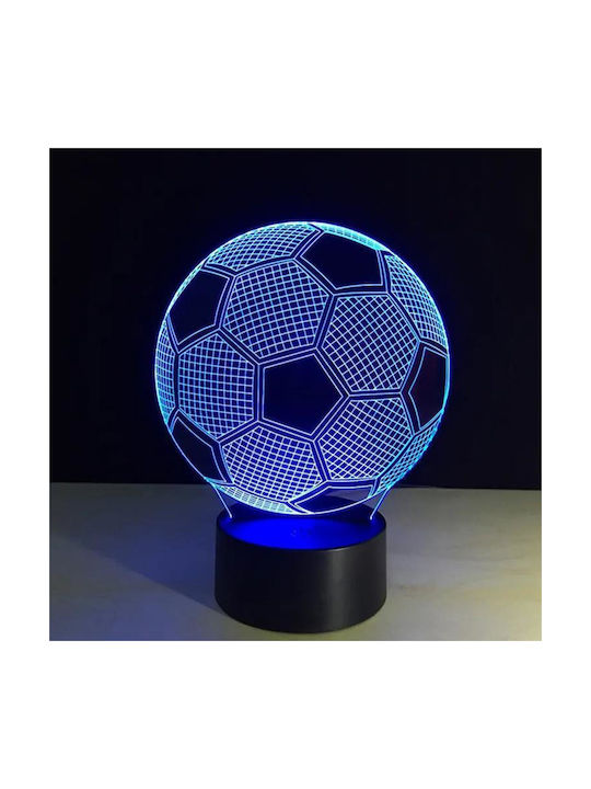 Decorative LED RGB 3D Illusion Lamp 3x3cm