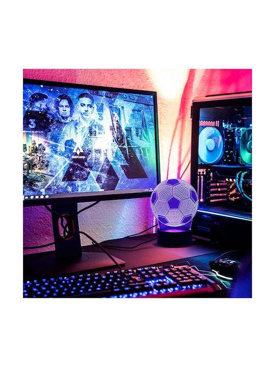 Decorative LED RGB 3D Illusion Lamp 3x3cm