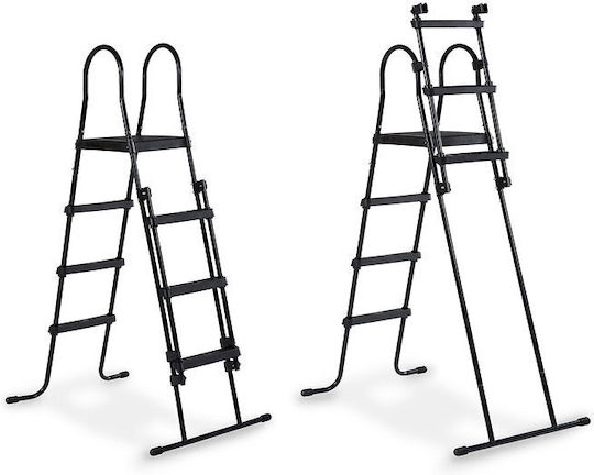 Exit Toys Кръгъл Басейн С Метална Рамка 488x122см Черен
