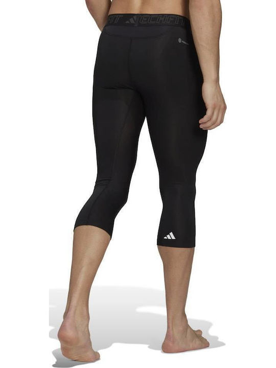 adidas Techfit Training 3/4 Ανδρικό Αθλητικό Κολάν Compression Capri Μαύρο