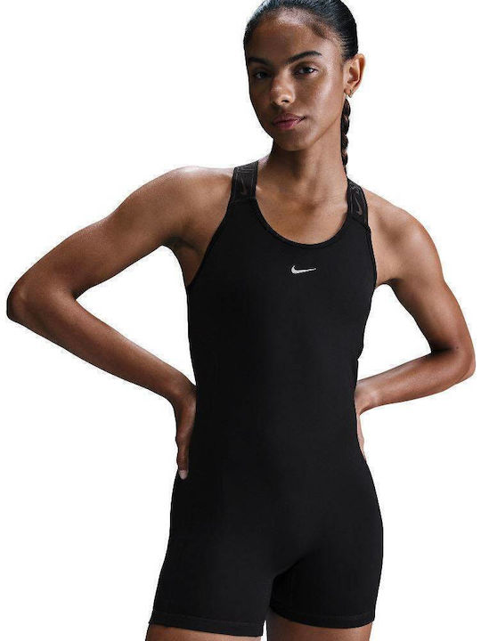 Salopetă Nike Dri-fit pentru femei, neagră