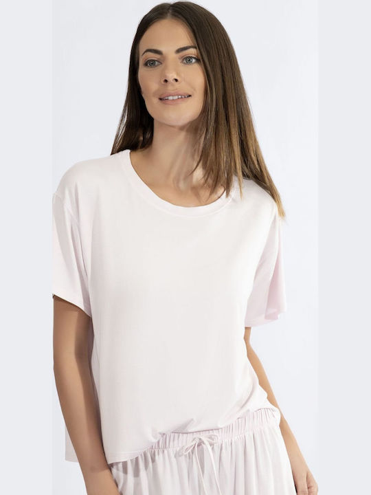 Harmony Summer Women's Pyjamas Set Pink Harmony Summer Women's Pyjamas Set Pink