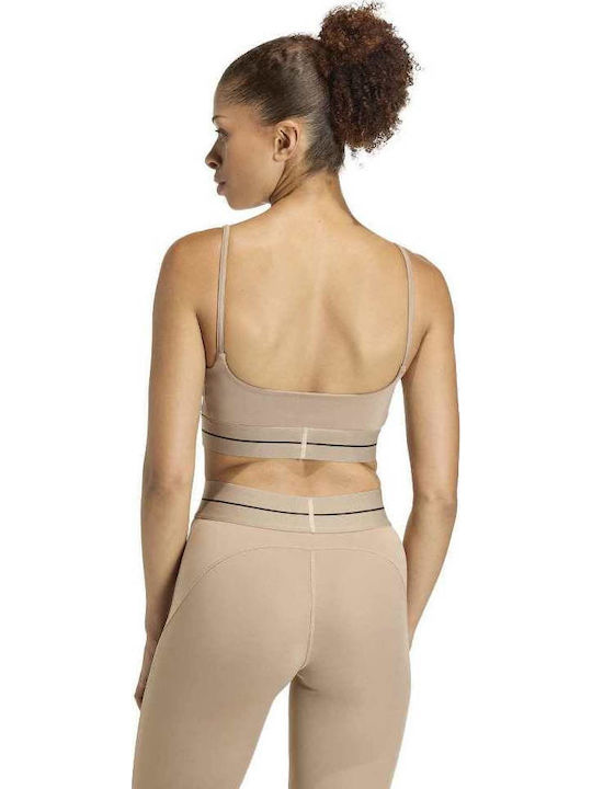 adidas Women's Athletic Sports Bra Brown