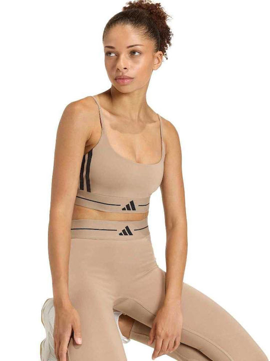 Women's Athletic Sports Bra Brown