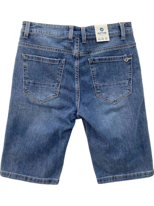 Herren Shorts Denim Blau