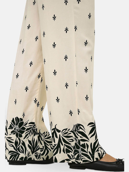 Damen Stoffhose Beige