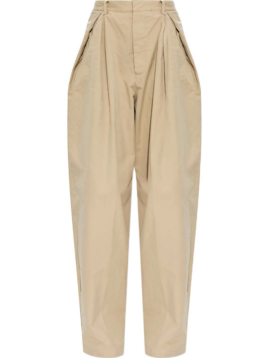 Damen Stoffhose Beige