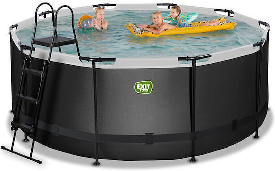 Exit Toys Leather Round Wooden Swimming Pool 300x122cm Black