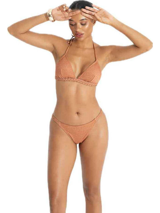 Bikini Top Triangle C Cup With Padding Taupe