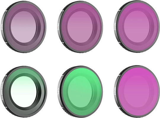 Lens Filter Set – Sunnylife 6pcs 1/4 Black Mist + Cpl + Nd8 + Nd16 + Nd32 + Nd64 Osmo Nano