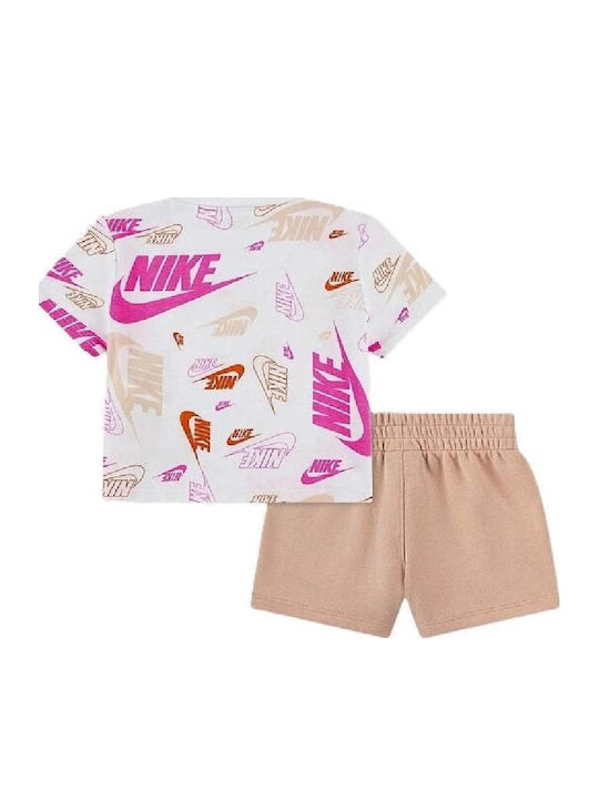 Nike Παιδικό Σετ με Σορτς Arctic Orange 2τμχ