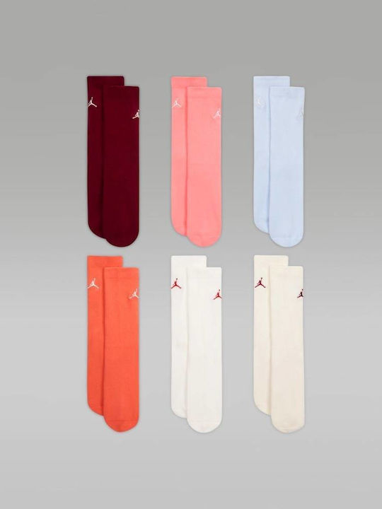 Nike Παιδικές Κάλτσες Everyday Essentials Cr Pink 6 Ζευγάρια