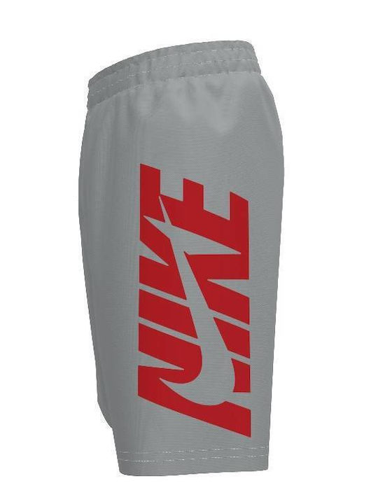 Nike Swoosh Swoosh Kids Swimwear Swim Shorts Wolf Grey