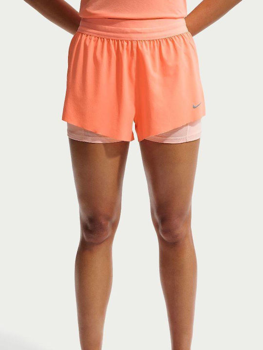 2-in-1 2-in-1 Women's Activewear Shorts Dri-Fit Orange Pulse